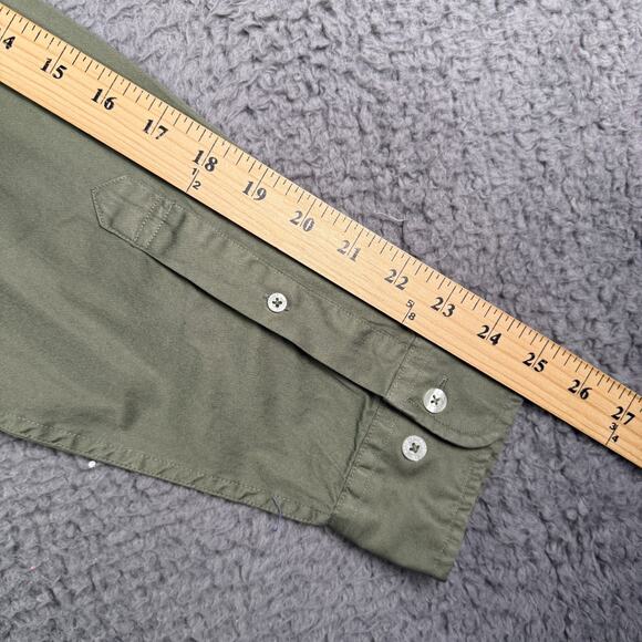 Brooks Brothers Shirt Mens Large Green Oxford Button Down OCBD Regent Logo - Picture 9 of 11
